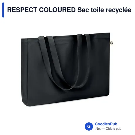 RESPECT COLOURED Sac toile recyclée 280 gr/m ²
