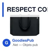RESPECT COLOURED Sac toile recyclée 280 gr/m ² - Miniature 2