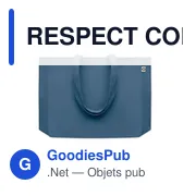 RESPECT COLOURED Sac toile recyclée 280 gr/m ² - Miniature 5