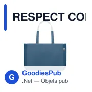 RESPECT COLOURED Sac toile recyclée 280 gr/m ² - Miniature 6