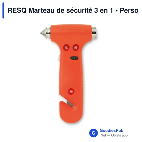 RESQ Marteau de sécurité 3 en 1