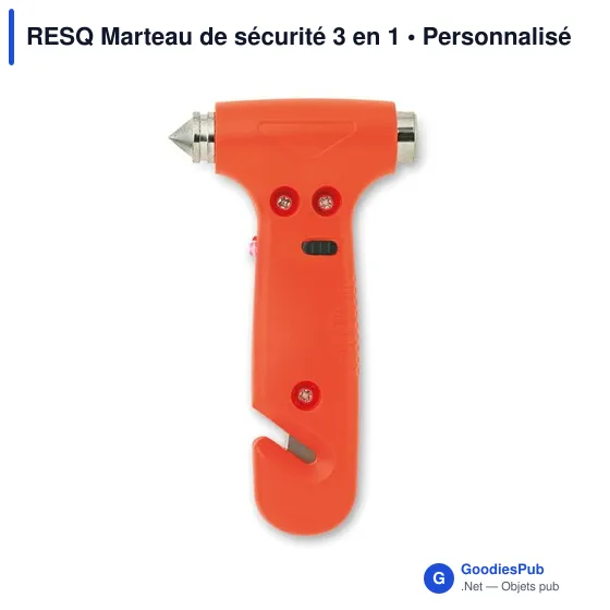 RESQ Marteau de sécurité 3 en 1 - Image 1