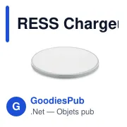 RESS Chargeur sans fil verre 10W - Miniature 2
