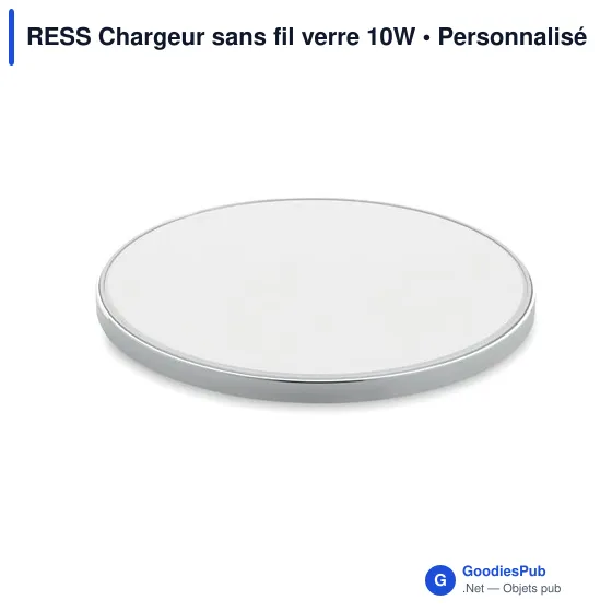 RESS Chargeur sans fil verre 10W - Image 2