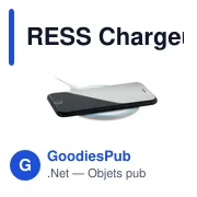 RESS Chargeur sans fil verre 10W - Miniature 3