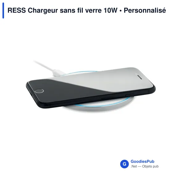 RESS Chargeur sans fil verre 10W - Image 3
