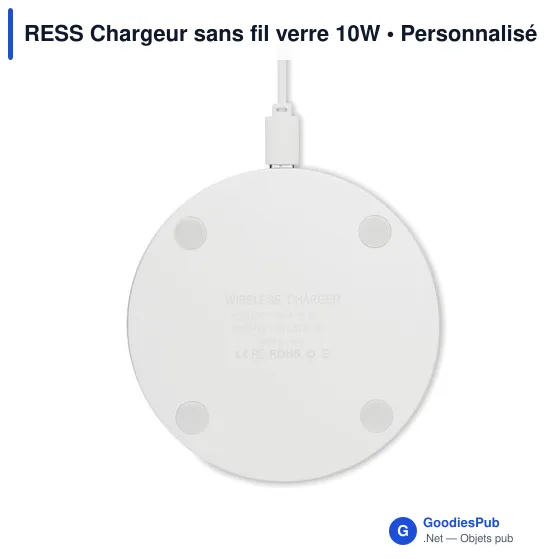 RESS Chargeur sans fil verre 10W - Image 4
