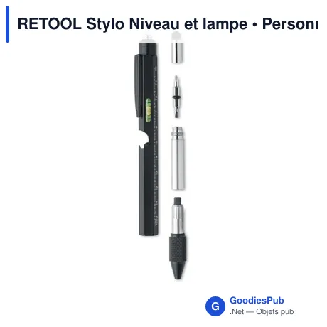 RETOOL Stylo Niveau et lampe