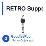 Support téléphone rétractable personnalisable avec logo - RETRO - Miniature 1