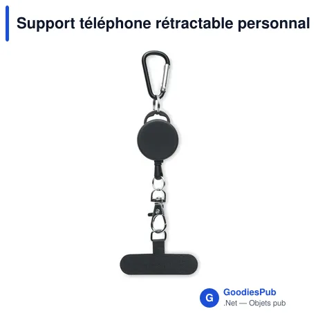 Support téléphone rétractable personnalisable avec logo - RETRO