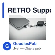 Support téléphone rétractable personnalisable avec logo - RETRO - Miniature 2