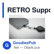 Support téléphone rétractable personnalisable avec logo - RETRO - Miniature 4