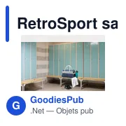 Sac de sport personnalisable RetroSport avec logo - Miniature 1