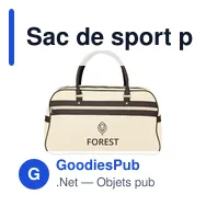 Sac de sport personnalisable RetroSport avec logo - Miniature 12