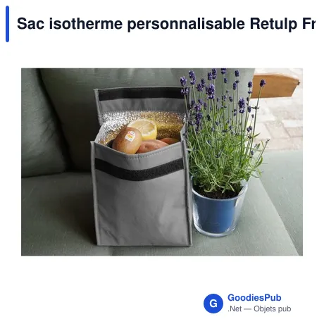 Sac isotherme personnalisable Retulp Fridgebag Lunchbag avec logo