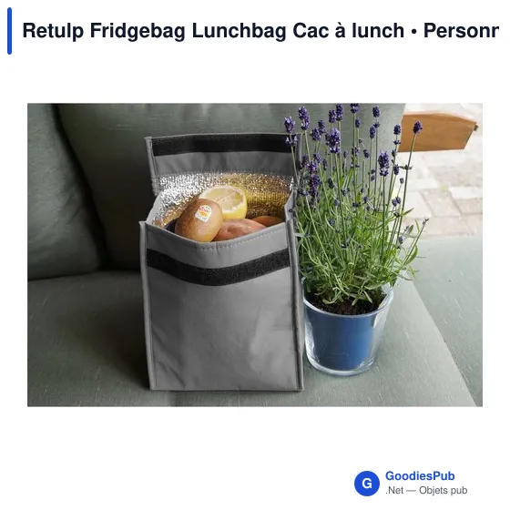 Sac isotherme personnalisable Retulp Fridgebag Lunchbag avec logo - Image 1