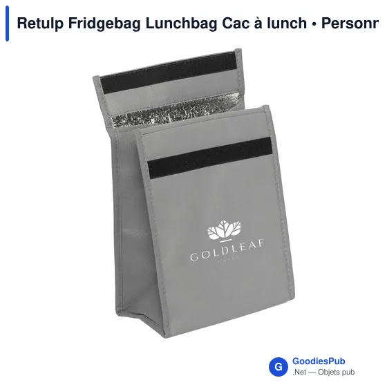 Sac isotherme personnalisable Retulp Fridgebag Lunchbag avec logo - Image 3