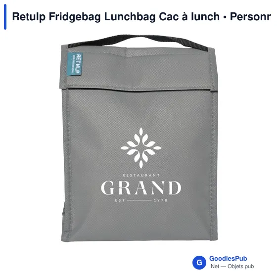 Sac isotherme personnalisable Retulp Fridgebag Lunchbag avec logo - Image 7