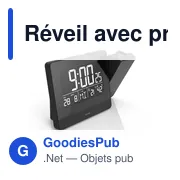 Réveil avec projecteur Hama Plus Charge - Miniature 1