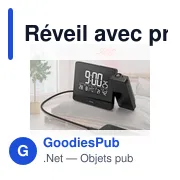 Réveil avec projecteur Hama Plus Charge - Miniature 2