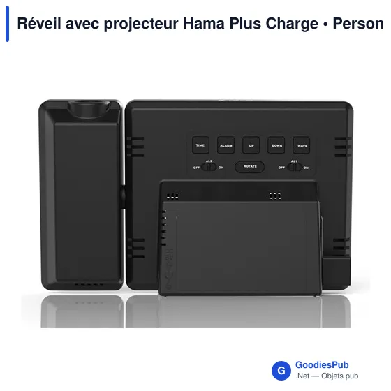 Réveil avec projecteur Hama Plus Charge - Image 3