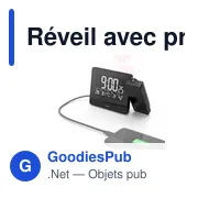 Réveil avec projecteur Hama Plus Charge - Miniature 5