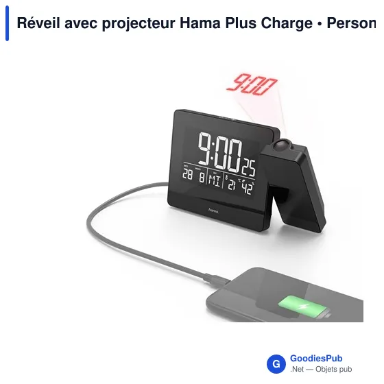 Réveil avec projecteur Hama Plus Charge - Image 5