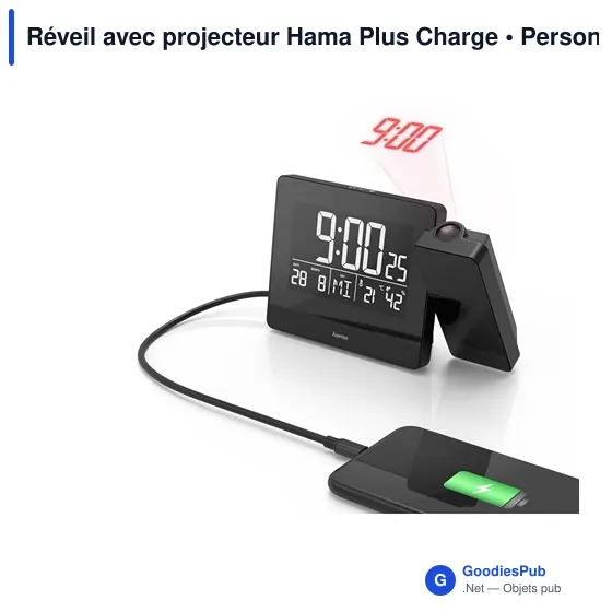 Réveil avec projecteur Hama Plus Charge - Image 6