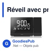 Réveil avec projecteur Hama Plus Charge - Miniature 7