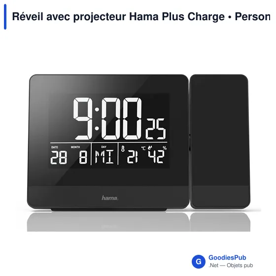 Réveil avec projecteur Hama Plus Charge - Image 7