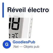Réveil électronique Hama Kos - Miniature 3