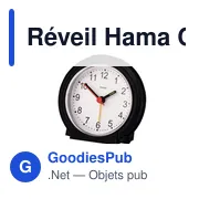 Réveil Hama Classic - Miniature 1