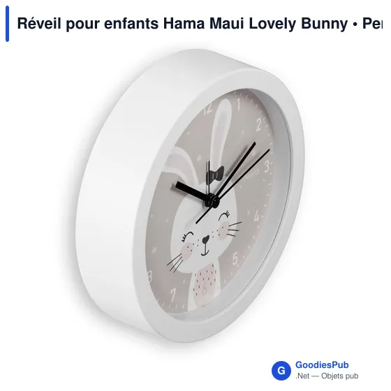 Réveil pour enfants Hama Maui Lovely Bunny - Image 1