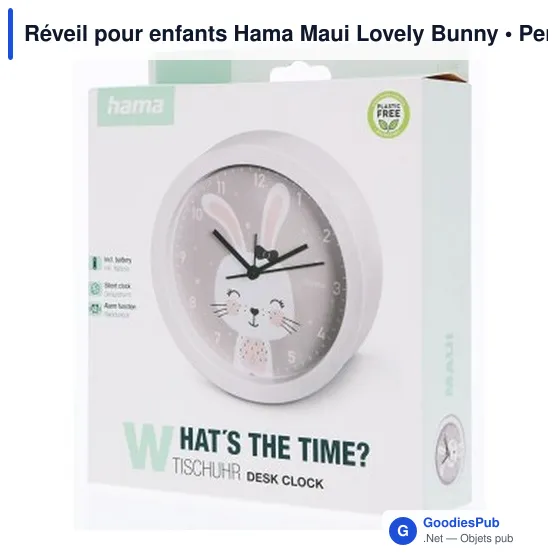 Réveil pour enfants Hama Maui Lovely Bunny - Image 4