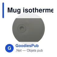 Mug isotherme personnalisable en acier inoxydable recyclé - Rhino RCSavec logo - Miniature 11