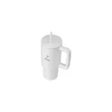 Variante blanc - Mug isotherme personnalisable en acier inoxydable recyclé - Rhino RCSavec logo