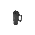 Variante noir - Mug isotherme personnalisable en acier inoxydable recyclé - Rhino RCSavec logo