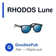 RHODOS Lunettes de soleil bambou - Miniature 1