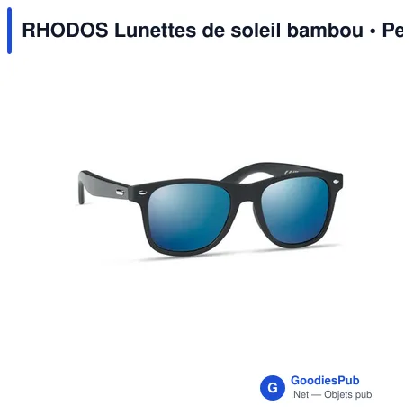 RHODOS Lunettes de soleil bambou