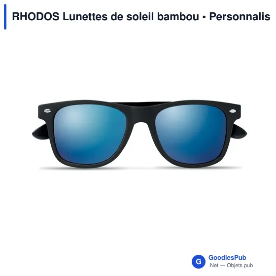 RHODOS Lunettes de soleil bambou - Image 2