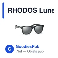 RHODOS Lunettes de soleil bambou - Miniature 5