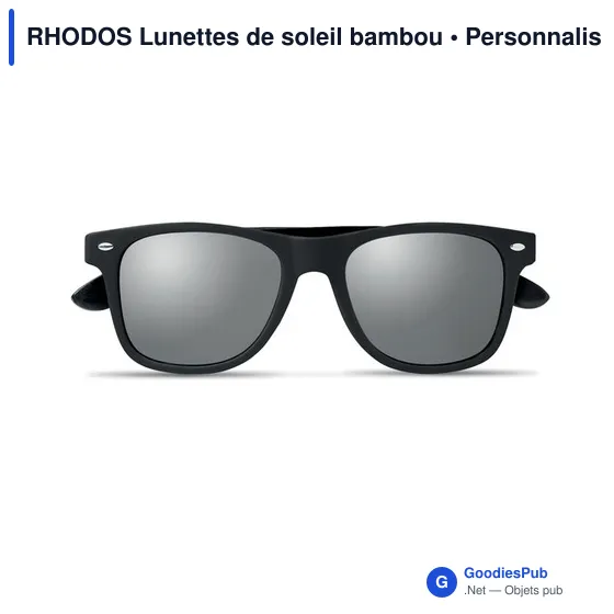 RHODOS Lunettes de soleil bambou - Image 6