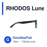 RHODOS Lunettes de soleil bambou - Miniature 7