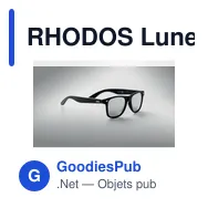RHODOS Lunettes de soleil bambou - Miniature 8