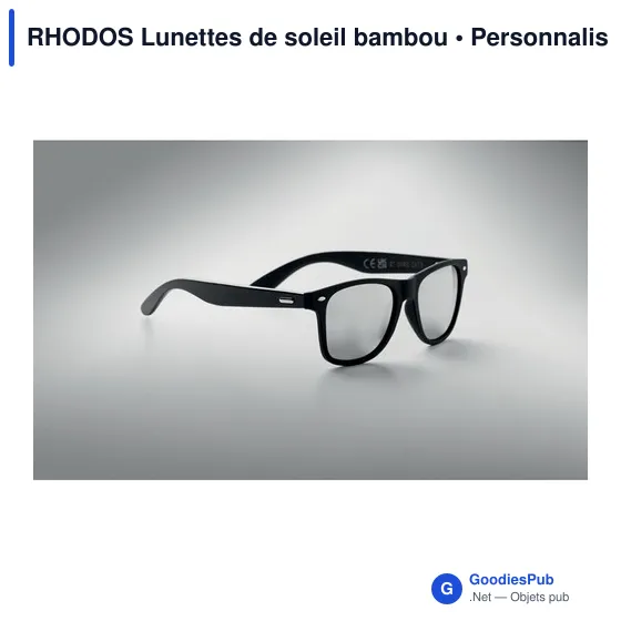RHODOS Lunettes de soleil bambou - Image 8