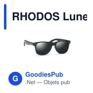 RHODOS Lunettes de soleil bambou - Miniature 9