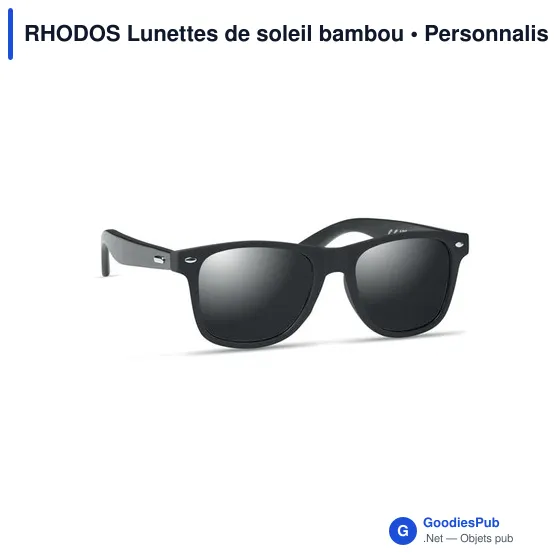 RHODOS Lunettes de soleil bambou - Image 9