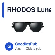 RHODOS Lunettes de soleil bambou - Miniature 10