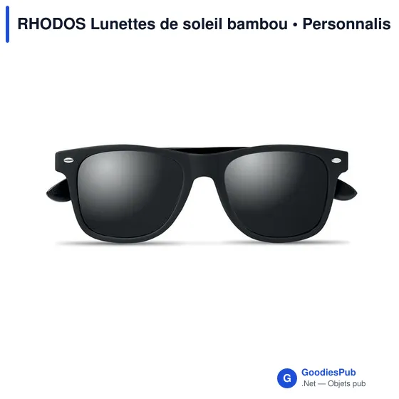 RHODOS Lunettes de soleil bambou - Image 10