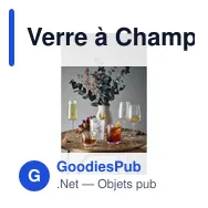 Verre à Champagne personnalisable Ribbio avec logo - 255 ml - Miniature 2